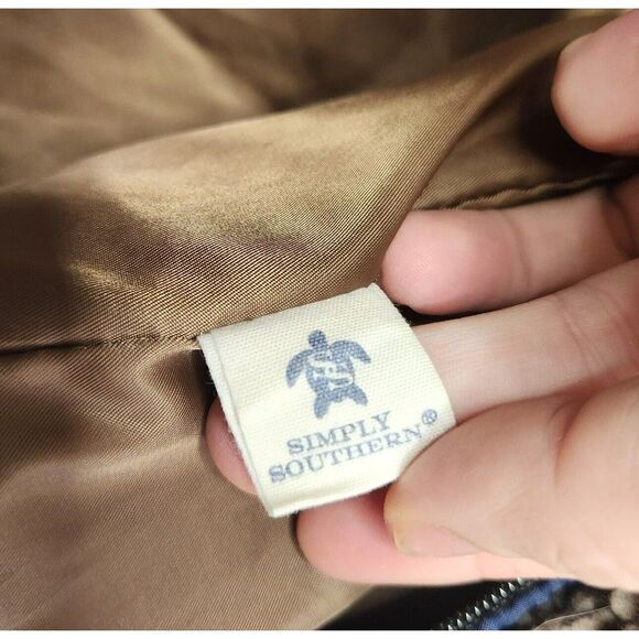 Simply Southern Women's Brown Soft Faux Fur Sleevless Vest Jacket Size Medium - Picture 14 of 14